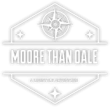 A green background with the words " moore than dale ".